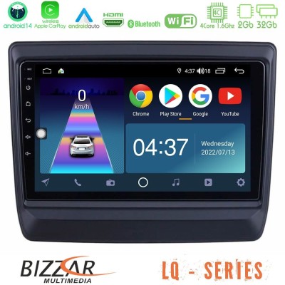 Bizzar LQ Series 4Core Android14 2+32GB Isuzu D-MAX 2020-2023 Navigation Multimedia Tablet 9