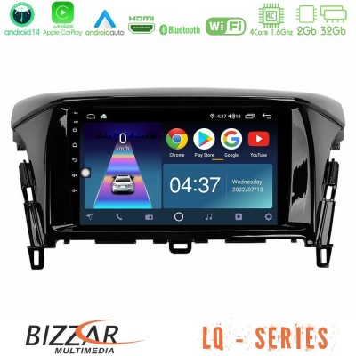 Bizzar LQ Series 4Core Android14 2+32GB Mitsubishi Eclipse Cross Navigation Multimedia Tablet 9
