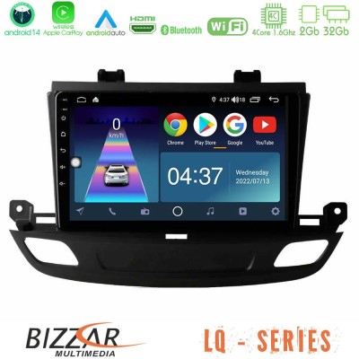 Bizzar LQ Series 4Core Android14 2+32GB Opel Insignia 2 2017-2020 Navigation Multimedia Tablet 9