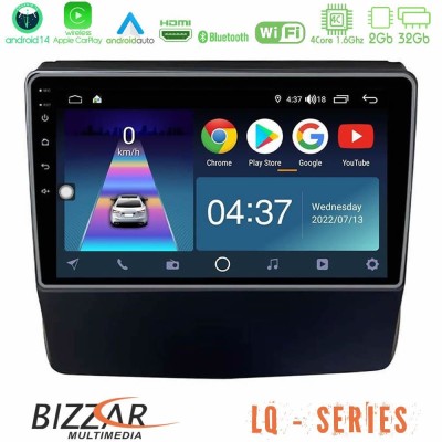 Bizzar LQ Series 4Core Android14 2+32GB Subaru Forester/Impreza 2018-2021 Navigation Multimedia Tablet 9