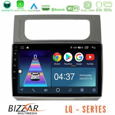 Bizzar LQ Series 4Core Android14 2+32GB VW Touran 2011-2015 Navigation Multimedia Tablet 10