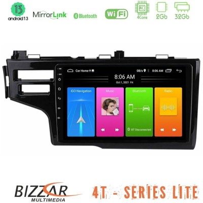 Bizzar 4T Series Honda Jazz 2013-2020 4Core Android13 2+32GB Navigation Multimedia Tablet 9
