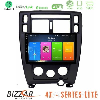 Bizzar 4T Series Hyundai Getz 2002-2009 4Core Android13 2+32GB Navigation Multimedia Tablet 10