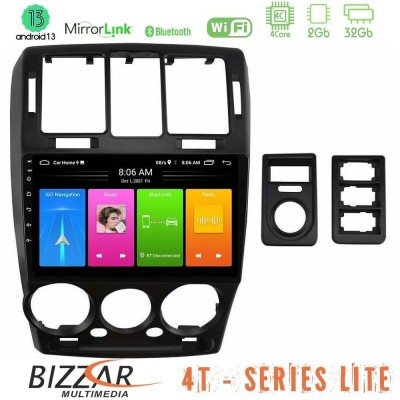 Bizzar 4T Series Hyundai Getz 2002-2009 4Core Android13 2+32GB Navigation Multimedia Tablet 9