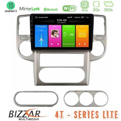 Bizzar 4T Series Nissan X-Trail 2003-2007 4Core Android13 2+32GB Navigation Multimedia Tablet 10
