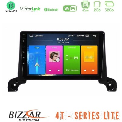 Bizzar 4T Series Peugeot 3008/5008 2017-2023 4Core Android13 2+32GB Navigation Multimedia Tablet 9