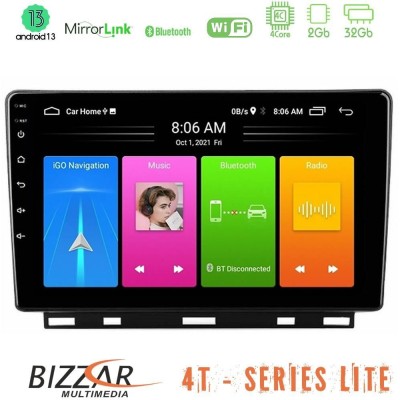 Bizzar 4T Series Renault Clio 5 2020-2024 4Core Android13 2+32GB Navigation Multimedia Tablet 9