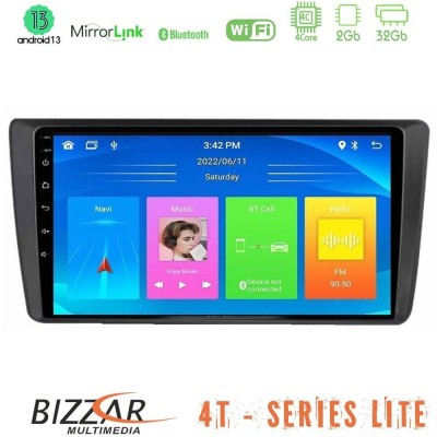 Bizzar 4T Series Skoda Octavia 2004-2012 4Core Android13 2+32GB Navigation Multimedia Tablet 9