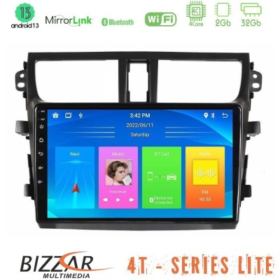 Bizzar 4T Series Suzuki Celerio 2014-2020 4Core Android13 2+32GB Navigation Multimedia Tablet 9