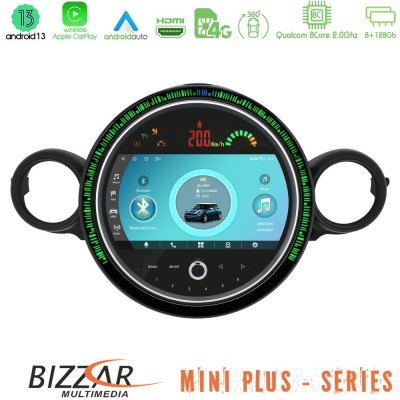 Bizzar OEM Mini Cooper/One R56 2010~2014 8core Android13 8+128GB Navigation Multimedia System 9