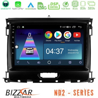 Bizzar ND2 Series 8Core Android14 2+32GB  Ford Ranger 2017-2022 Navigation Multimedia Tablet 9