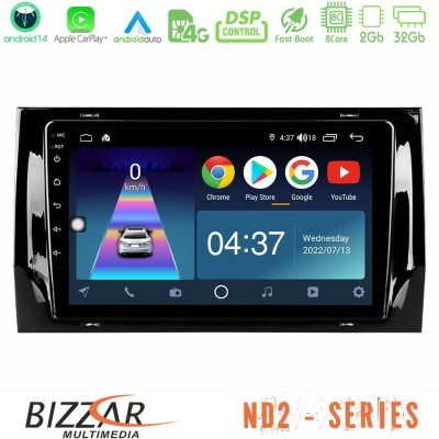 Bizzar ND2 Series 8Core Android14 2+32GB  Skoda Kodiaq 2017-> Navigation Multimedia Tablet 10