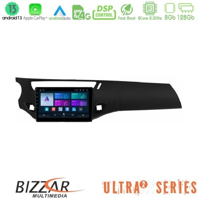 Bizzar Ultra Series Citroen C3/DS3 2009-2016 8core Android13 8+128GB Navigation Multimedia Tablet 9