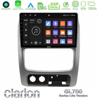 Clarion GL700 Lite Series 8Core Android11 6+128GB Jeep Cherokee (KJ) 2002-2007 Navigation Multimedia Tablet 9