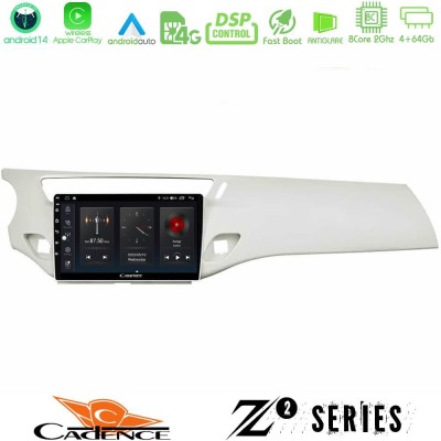 Cadence Z2 Series 8Core Android14 4+64GB  Citroen C3 2009-2016 Navigation Multimedia Tablet 9
