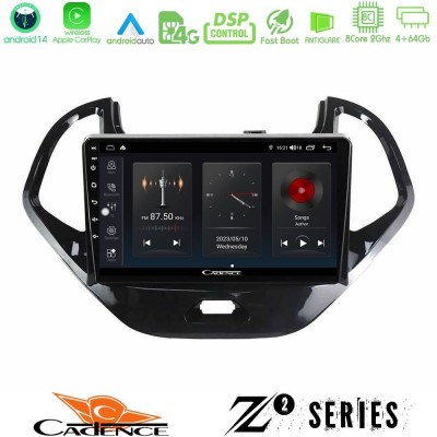 Cadence Z2 Series 8Core Android14 4+64GB Ford KA 2016-2020 Navigation Multimedia Tablet 9