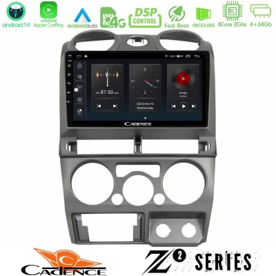 Cadence Z2 Series 8Core Android14 4+64GB  Isuzu D-Max 2007-2011 Navigation Multimedia Tablet 9