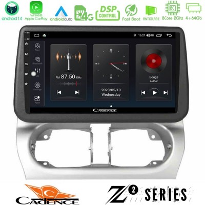 Cadence Z2 Series 8Core Android14 4+64GB  Opel Corsa C/Combo C Navigation Multimedia Tablet 9