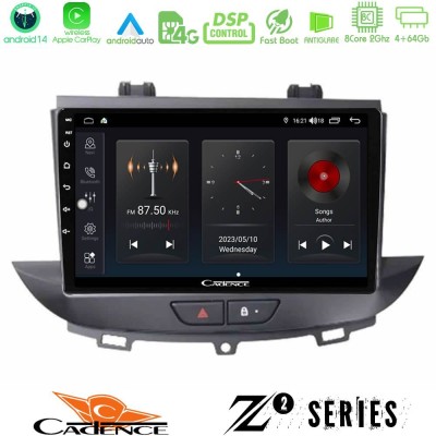 Cadence Z2 Series 8Core Android14 4+64GB Opel Grandland/Crossland X Navigation Multimedia Tablet 9