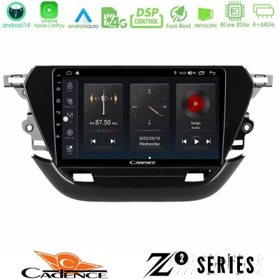 Cadence Z2 Series 8Core Android14 4+64GB  Opel Corsa F 2019-2023 Navigation Multimedia Tablet 9