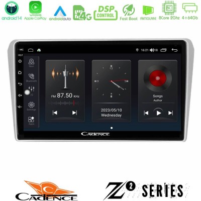 Cadence Z2 Series 8Core Android14 4+64GB  Toyota Avensis T25 02/2003–2008 Navigation Multimedia Tablet 9