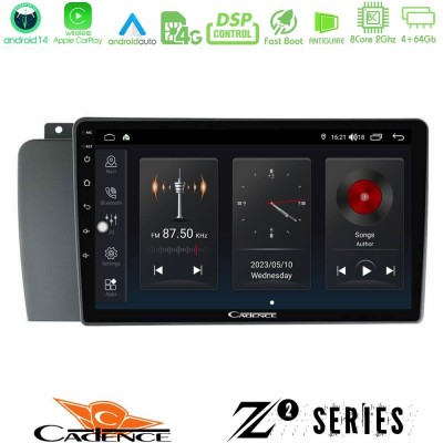 Cadence Z2 Series 8Core Android14 4+64GB  Volvo S60 2004-2009 Navigation Multimedia Tablet 9
