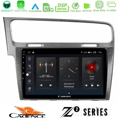Cadence Z2 Series 8Core Android14 4+64GB  VW GOLF 7 Navigation Multimedia Tablet 10