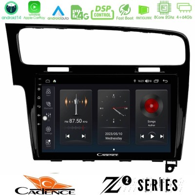 Cadence Z2 Series 8Core Android14 4+64GB  VW GOLF 7 Navigation Multimedia Tablet 10