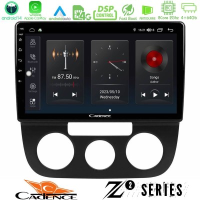 Cadence Z2 Series 8Core Android14 4+64GB  VW Jetta Navigation Multimedia Tablet 10