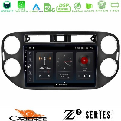 Cadence Z2 Series 8Core Android14 4+64GB  VW Tiguan Navigation Multimedia Tablet 9