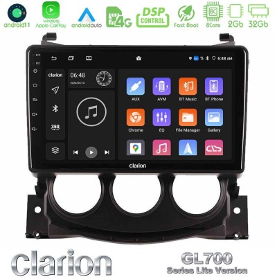 Clarion GL700 Lite Series Nissan 370Z 2009-2013 8Core Android11 2+32GB Navigation Multimedia Tablet 9
