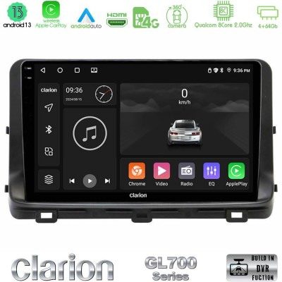Clarion GL700 Series 8Core Android13 4+64GB Kia Ceed 2018-2023 Navigation Multimedia Tablet 10