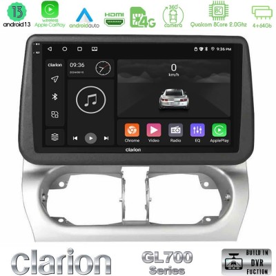 Clarion GL700 Series Opel Corsa C/Combo C 8Core Android13 4+64GB Navigation Multimedia Tablet 9