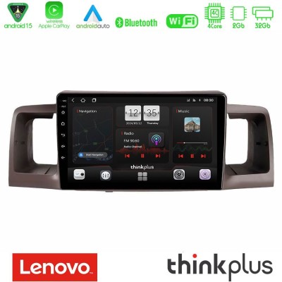 Lenovo Thinkplus Series 4Core Android15 2+32GB  Toyota Corolla 2002-2006 Navigation Multimedia Tablet 9