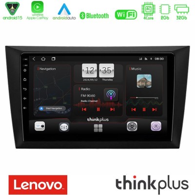 Lenovo Thinkplus Series 4Core Android15 2+32GB  Vw Golf 6 Navigation Multimedia Tablet 9