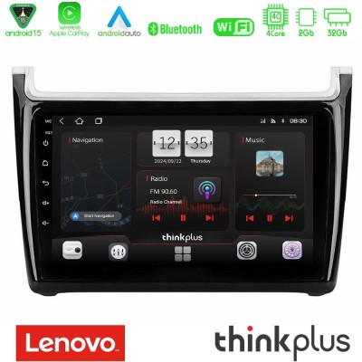 Lenovo Thinkplus Series 4Core Android15 2+32GB  Vw Polo Navigation Multimedia Tablet 9