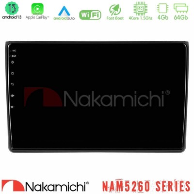 Nakamichi NAM5260 Series 4Core Android13 4+64GB Audi A4 B7 Navigation Multimedia Tablet 9