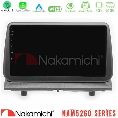 Nakamichi NAM5260 Series Dodge Nitro 2007-2011 4Core Android13 4+64GB Navigation Multimedia Tablet 9