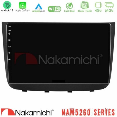 Nakamichi NAM5260 Series Mercedes Vito/Viano 2003-2006 4Core Android13 4+64GB Navigation Multimedia Tablet 10