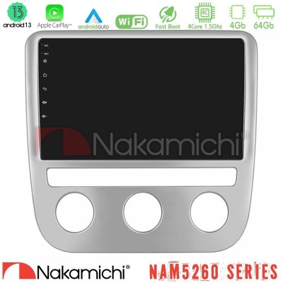 Nakamichi NAM5260 Series 4Core Android13 4+64GB VW Scirocco / Eos Navigation Multimedia Tablet 9