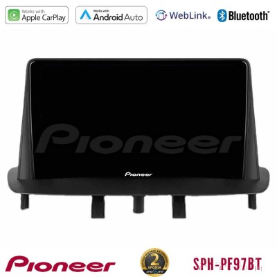 Pioneer SPH-PF97BT Series Renault Megane 3 2009-2015 Multimedia Station 9