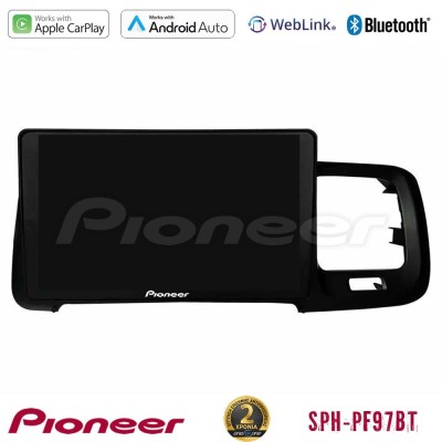 Pioneer SPH-PF97BT Series    Volvo S60 2010-2018 Multimedia Station 9