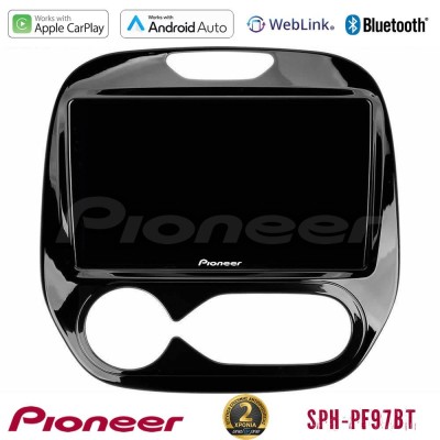 Pioneer SPH-PF97BT Series Renault Captur 2013-2019 (Facelift) Multimedia Station 9