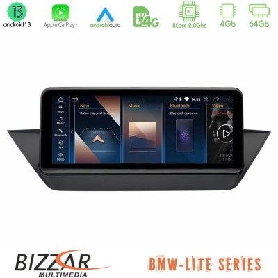 Bizzar Lite Series BMW X1 E84 (χωρίς οθόνη) Android13 8Core (4+64GB) Navigation Multimedia 10.25″ HD