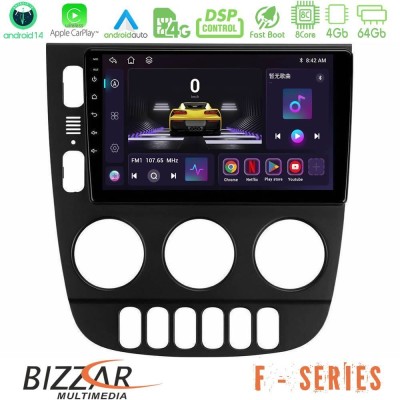 Bizzar F Series 8Core Android14 4+64GB  Mercedes ML Class 1998-2005 Navigation Multimedia Tablet 9