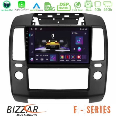 Bizzar F Series 8Core Android14 4+64GB  Nissan Navara Navigation Multimedia Tablet 9