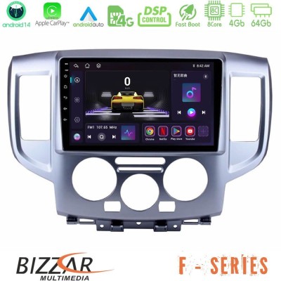 Bizzar F Series 8Core Android14 4+64GB  Nissan NV200 Navigation Multimedia Tablet 9