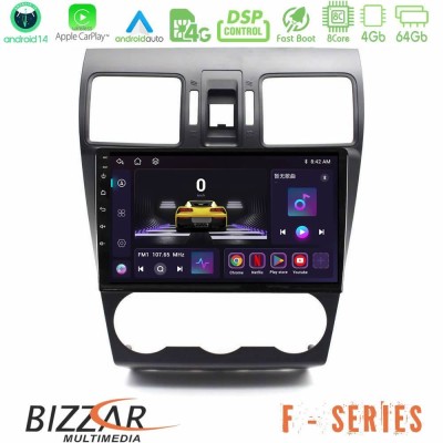Bizzar F Series 8Core Android14 4+64GB Subaru Forester 2015-2018 Navigation Multimedia Tablet 9