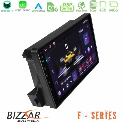 Bizzar F Series 8Core Android14 4+64GB Ssangyong Actyon/Kyron 2005-2014 Navigation Multimedia Tablet 9
