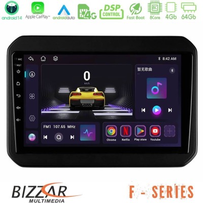 Bizzar F Series 8Core Android14 4+64GB  Suzuki Ignis Navigation Multimedia Tablet 9